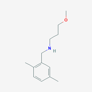 molecular formula C13H21NO B13282081 [(2,5-Dimethylphenyl)methyl](3-methoxypropyl)amine 