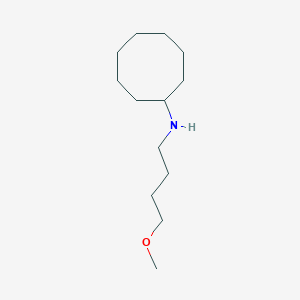 molecular formula C13H27NO B13282460 N-(4-methoxybutyl)cyclooctanamine 