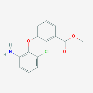 molecular formula C14H12ClNO3 B1328268 Methyl 3-(2-amino-6-chlorophenoxy)benzoate CAS No. 946682-35-5