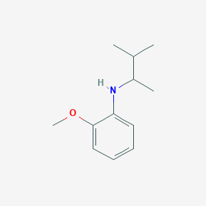 molecular formula C12H19NO B13282815 2-methoxy-N-(3-methylbutan-2-yl)aniline 