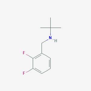 molecular formula C11H15F2N B13282876 Tert-butyl[(2,3-difluorophenyl)methyl]amine 