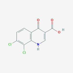 molecular formula C10H5Cl2NO3 B132829 CK2-IN-12 CAS No. 144061-33-6