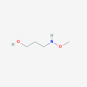 molecular formula C4H11NO2 B13282945 3-(Methoxyamino)propan-1-ol 