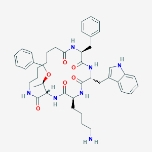 molecular formula C44H57N7O6 B013283 Cyclosomatostatin CAS No. 84211-54-1