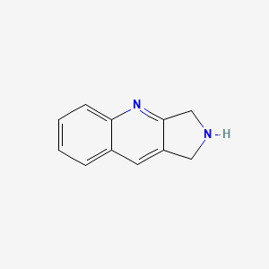 molecular formula C11H10N2 B13283543 2,3-dihydro-1H-pyrrolo[3,4-b]quinoline 