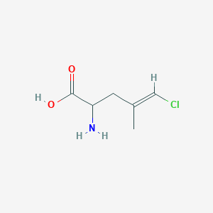 molecular formula C6H10ClNO2 B13283900 2-Amino-5-chloro-4-methylpent-4-enoic acid 