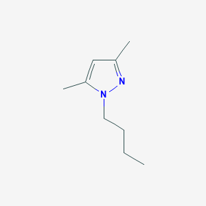 molecular formula C9H16N2 B13283927 3,5-Dimethyl-1-butylpyrazole CAS No. 2655-37-0
