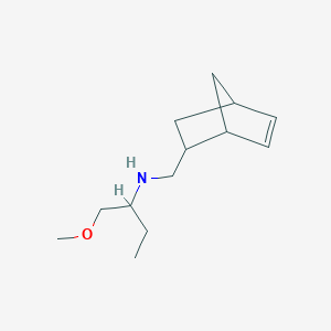 molecular formula C13H23NO B13283953 {Bicyclo[2.2.1]hept-5-en-2-ylmethyl}(1-methoxybutan-2-yl)amine 