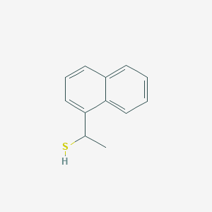 molecular formula C12H12S B13284024 1-(1-Naphthyl)ethanethiol 