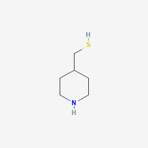 molecular formula C6H13NS B13284054 4-Piperidinemethanethiol 