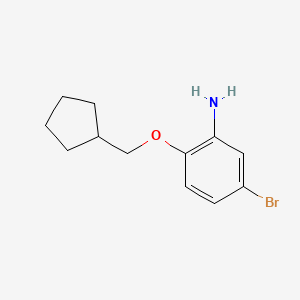 5-Bromo-2-(cyclopentylmethoxy)aniline