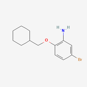 5-Bromo-2-(cyclohexylmethoxy)phenylamine