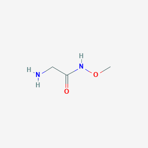 molecular formula C3H8N2O2 B13284244 2-amino-N-methoxyacetamide 
