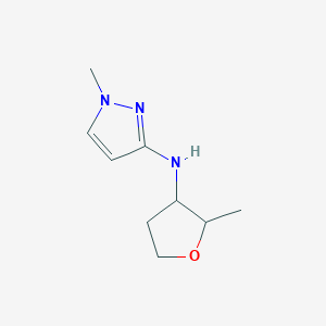 molecular formula C9H15N3O B13284247 1-methyl-N-(2-methyloxolan-3-yl)-1H-pyrazol-3-amine 