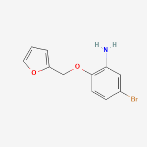 5-Bromo-2-(2-furylmethoxy)aniline
