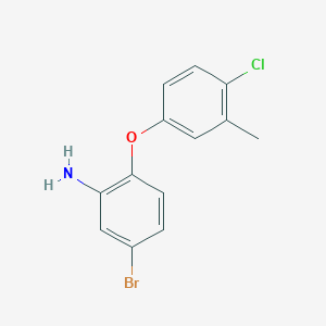 5-Bromo-2-(4-chloro-3-methylphenoxy)aniline