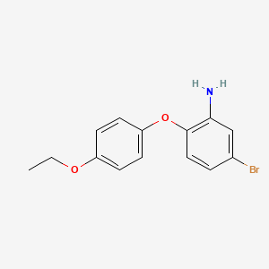 5-Bromo-2-(4-ethoxyphenoxy)aniline