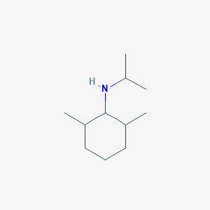 molecular formula C11H23N B13284589 2,6-dimethyl-N-(propan-2-yl)cyclohexan-1-amine 