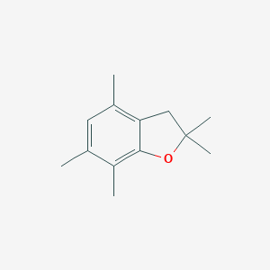molecular formula C13H18O B132847 2,2,4,6,7-Pentamethyldihydrobenzofuran CAS No. 142874-81-5
