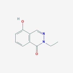 molecular formula C10H10N2O2 B13284881 2-Ethyl-5-hydroxy-1,2-dihydrophthalazin-1-one 