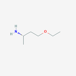molecular formula C6H15NO B13284921 (2S)-4-ethoxybutan-2-amine 