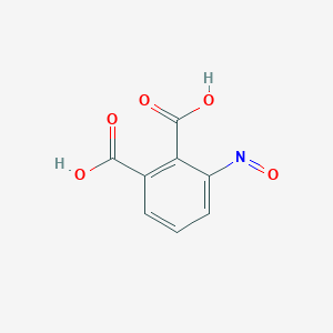 molecular formula C8H5NO5 B13284948 1,2-Benzenedicarboxylic acid, 3-nitroso- CAS No. 106860-70-2