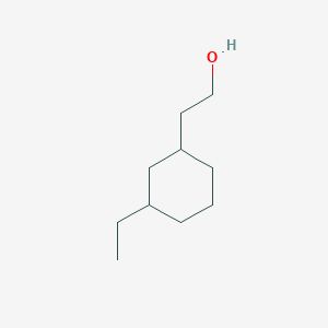 molecular formula C10H20O B13284966 2-(3-Ethylcyclohexyl)ethan-1-ol 