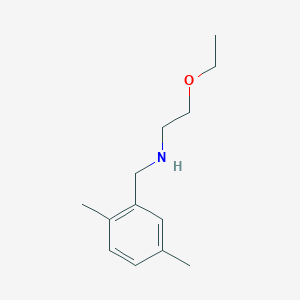 molecular formula C13H21NO B13285106 [(2,5-Dimethylphenyl)methyl](2-ethoxyethyl)amine 