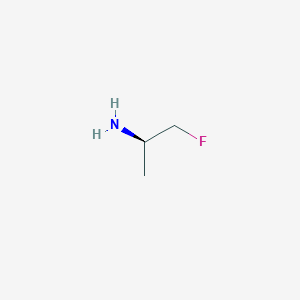 molecular formula C3H8FN B13285391 (2R)-1-Fluoropropan-2-amine 