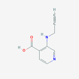 molecular formula C9H8N2O2 B13285415 3-[(Prop-2-yn-1-yl)amino]pyridine-4-carboxylic acid 