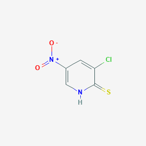 molecular formula C5H3ClN2O2S B1328563 3-Chloro-5-nitropyridine-2-thiol CAS No. 64007-60-9