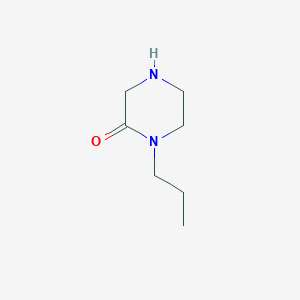 molecular formula C7H14N2O B1328566 1-Propylpiperazin-2-one CAS No. 65464-10-0