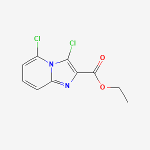 molecular formula C10H8Cl2N2O2 B1328574 Ethyl 3,5-Dichloroimidazo[1,2-a]pyridine-2-carboxylate CAS No. 1000018-01-8