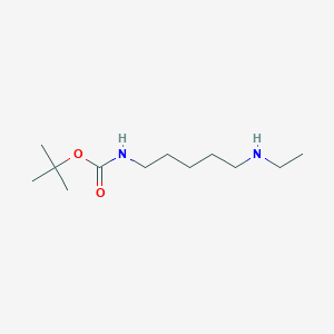 B1328580 tert-Butyl (5-(ethylamino)pentyl)carbamate CAS No. 883555-11-1