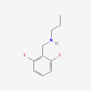 molecular formula C10H13F2N B13285818 [(2,6-Difluorophenyl)methyl](propyl)amine CAS No. 62924-68-9