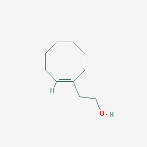 molecular formula C10H18O B13285924 2-(Cyclooct-1-en-1-yl)ethan-1-ol 