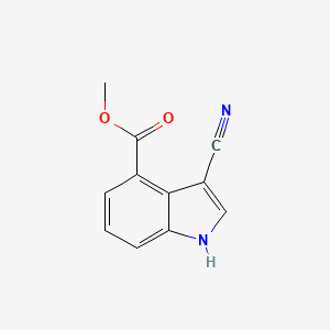 Methyl 3-cyano-1H-indole-4-carboxylate