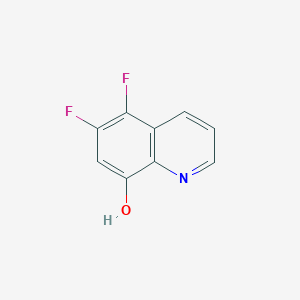 molecular formula C9H5F2NO B13285993 5,6-Difluoroquinolin-8-ol 