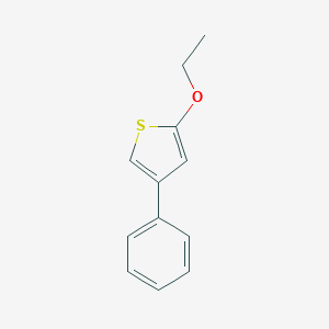 molecular formula C12H12OS B132863 2-Ethoxy-4-phenylthiophene CAS No. 153709-27-4