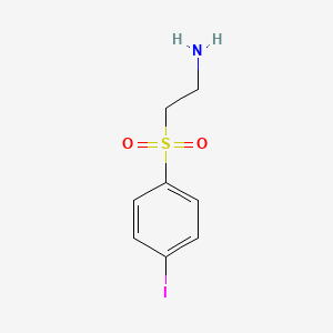 molecular formula C8H10INO2S B13286302 2-(4-Iodobenzenesulfonyl)ethan-1-amine 
