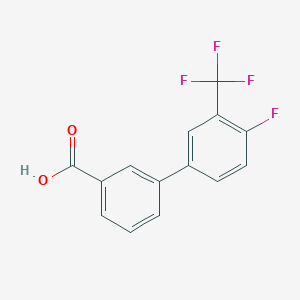 3-(4-Fluoro-3-trifluoromethylphenyl)benzoic acid