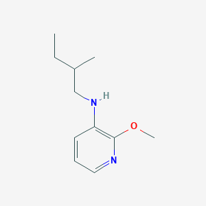 molecular formula C11H18N2O B13286784 2-methoxy-N-(2-methylbutyl)pyridin-3-amine 