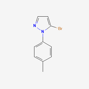 molecular formula C10H9BrN2 B13286790 5-Bromo-1-(4-methylphenyl)-1H-pyrazole 