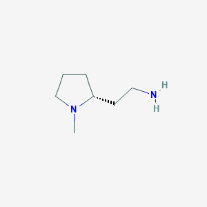 molecular formula C7H16N2 B1328699 (R)-2-(1-甲基吡咯烷-2-基)乙胺 CAS No. 422545-96-8