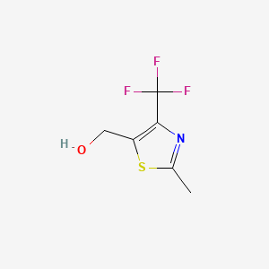 molecular formula C6H6F3NOS B1328727 (2-Methyl-4-(trifluoromethyl)thiazol-5-yl)methanol CAS No. 1000339-72-9