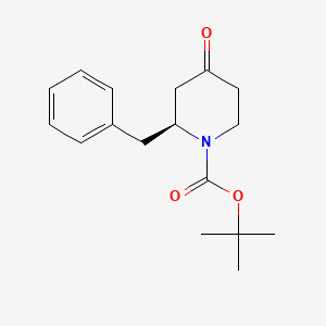 tert-Butyl (2S)-2-benzyl-4-oxopiperidine-1-carboxylate