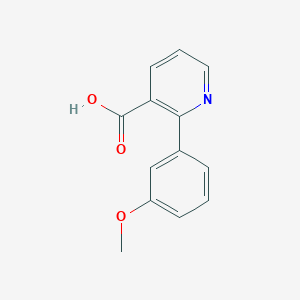molecular formula C13H11NO3 B1328751 2-(3-Methoxyphenyl)nicotinic acid CAS No. 912773-03-6