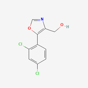 (5-(2,4-Dichlorophenyl)oxazol-4-yl)methanol
