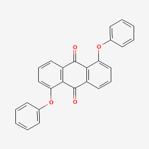 molecular formula C26H16O4 B1328762 1,5-Diphenoxyanthraquinone CAS No. 82-21-3