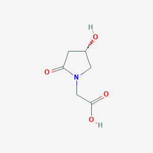 (S)-2-(4-hydroxy-2-oxopyrrolidin-1-yl)acetic acid